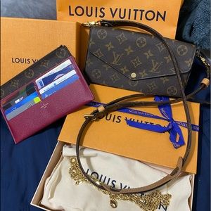 Authentic  Louis Vuitton FÉLICIE POCHETTE